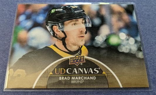 2021-22 Upper Deck Series 2 - Brad Marchand UD Canvas #C126