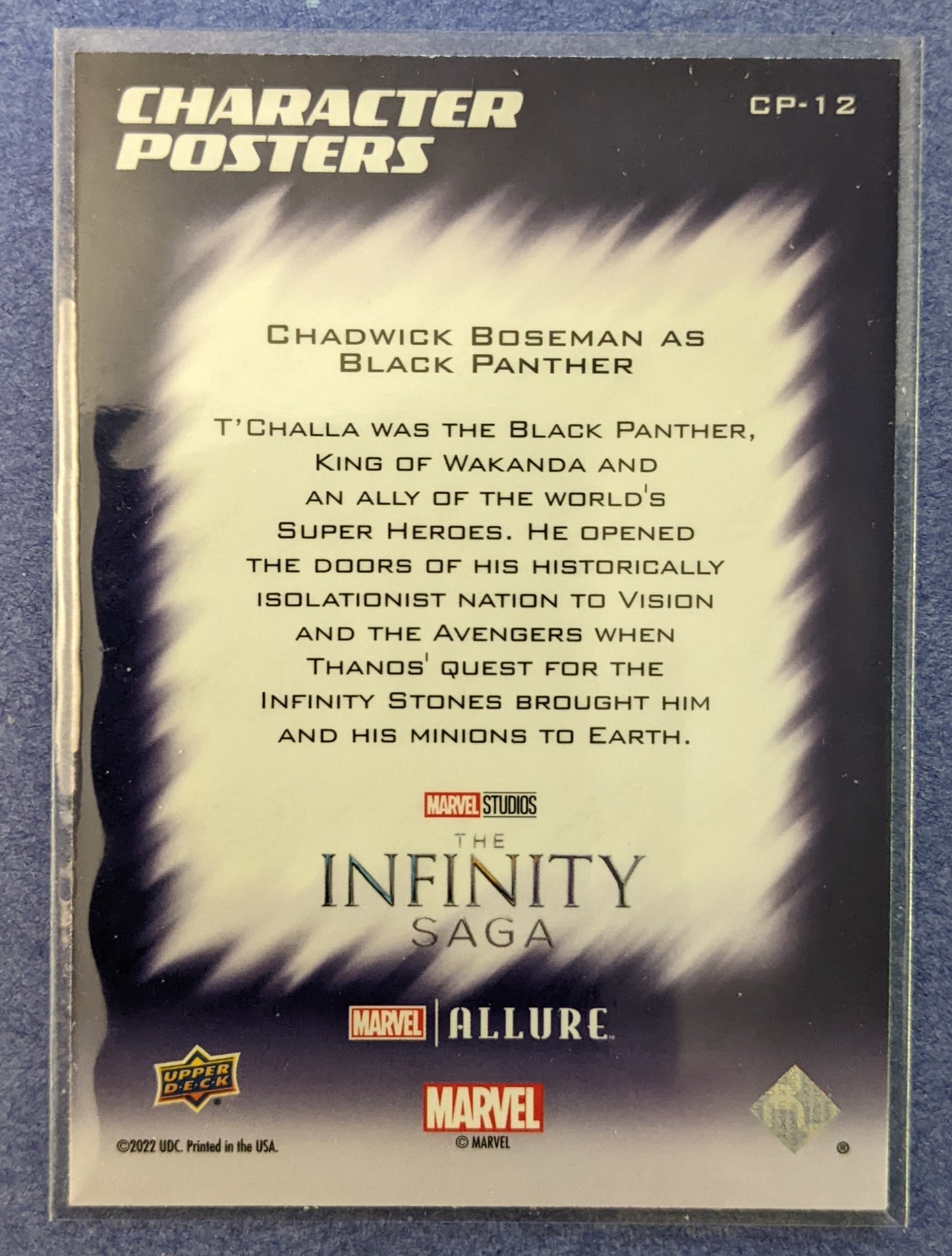 2022 Upper Deck Marvel Allure - Chadwick Boseman as Black Panther #CP-12