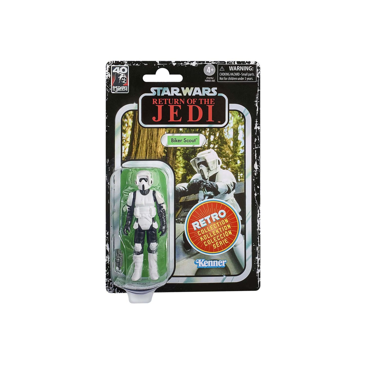 Hasbro Star Wars Return Of The Jedi Retro Action Figure - Biker Scout