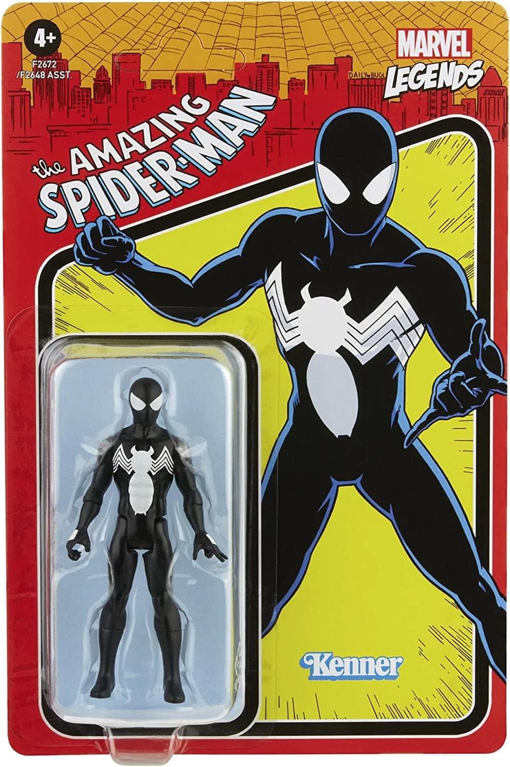 Hasbro Marvel Legends 3.75" Retro Action Figure - Symbiote Spider-Man