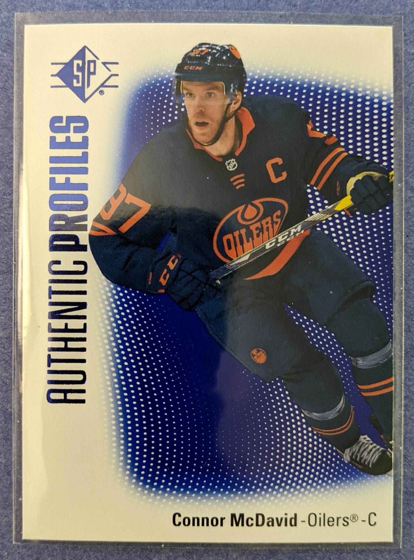 2021-22 Upper Deck SP - Connor McDavid Authentic Profiles #AP-20