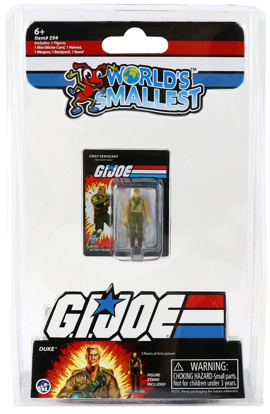 2021 World's Smallest Action Micro Figures - G.I. Joe Duke