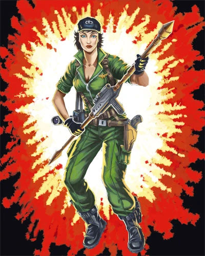 1985 Hasbro G.I. Joe A Real American Hero (Vintage) - Lady Jaye