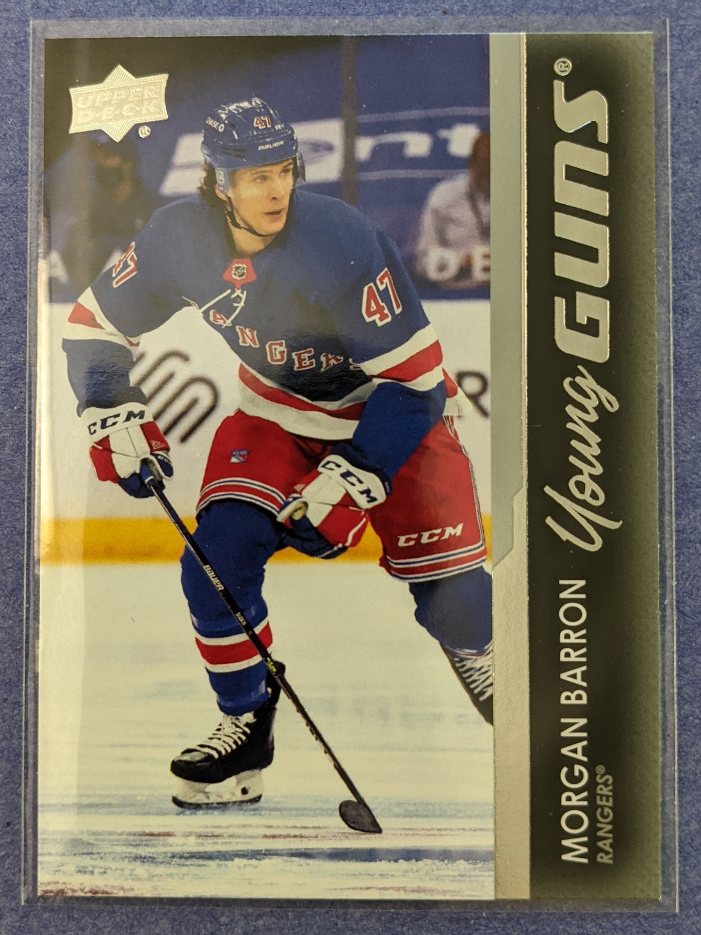 2021-22 Upper Deck Series 1 - Morgan Barron Young Guns RC #215