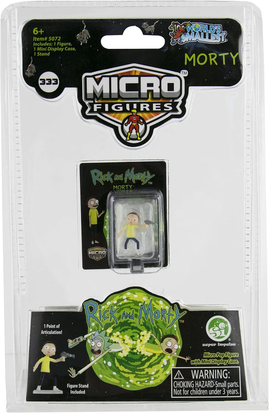 World's Smallest Micro Figures Mego Rick & Morty - Morty