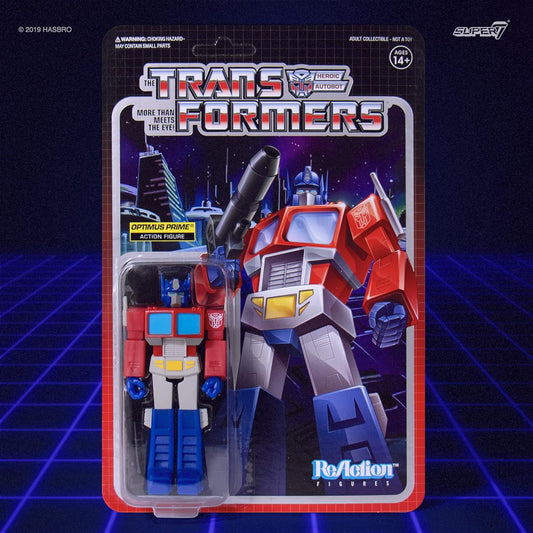 Super7 ReAction Transformers - Optimus Prime