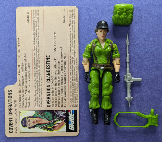 1985 Hasbro G.I. Joe A Real American Hero (Vintage) - Lady Jaye