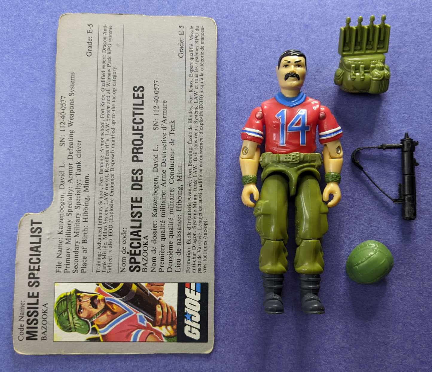 1985 Hasbro G.I. Joe A Real American Hero (Vintage) - Bazooka