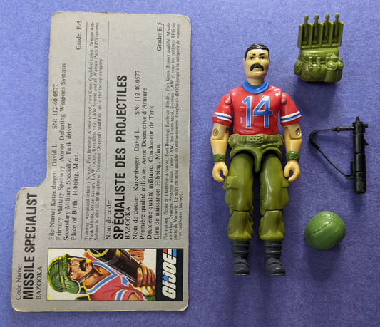 1985 Hasbro G.I. Joe A Real American Hero (Vintage) - Bazooka