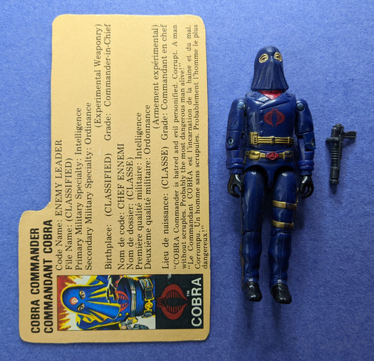 1984 Hasbro G.I. Joe A Real American Hero (Vintage) - Cobra Commander (v2)