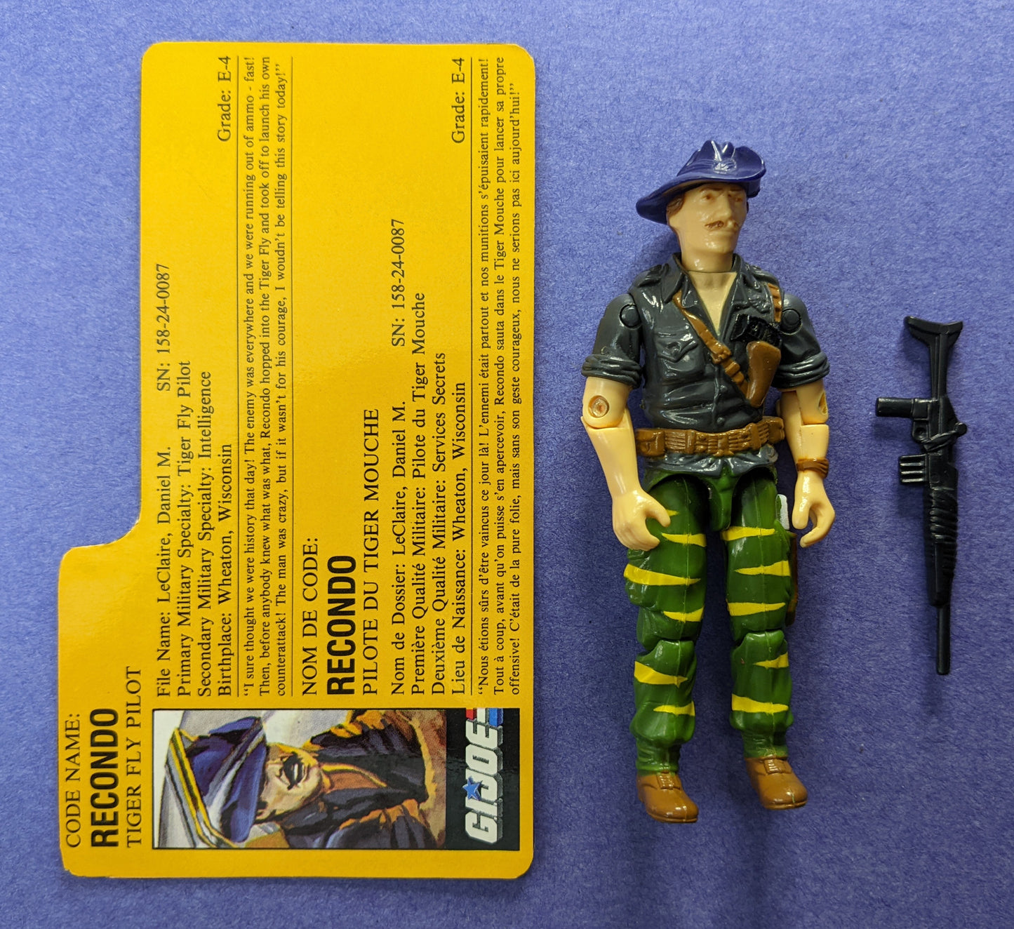 1988 Hasbro G.I. Joe Tiger Force (Vintage) - Recondo