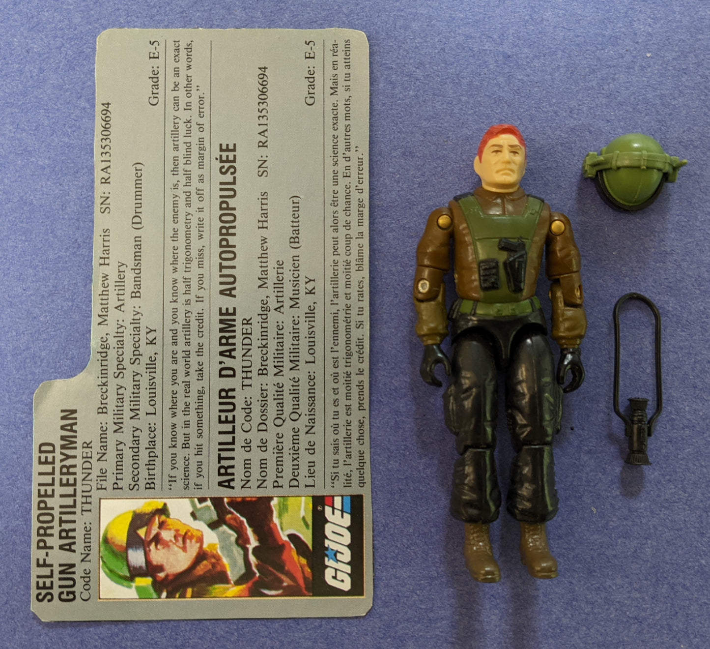 1984 Hasbro G.I. Joe A Real American Hero (Vintage) - Thunder