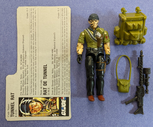 1987 Hasbro G.I. Joe A Real American Hero (Vintage) - Tunnel Rat