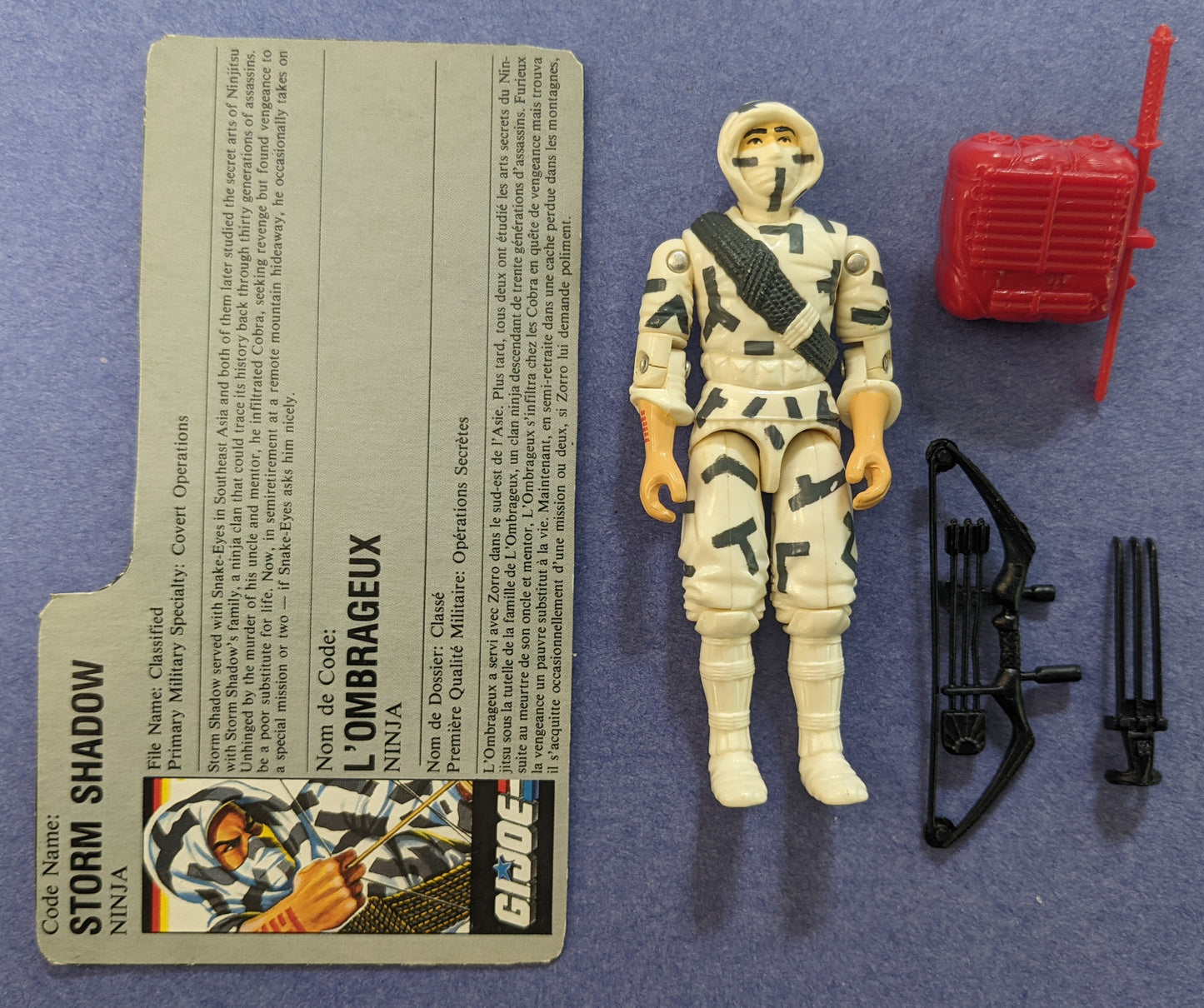 1988 Hasbro G.I. Joe A Real American Hero (Vintage) - Storm Shadow (v2)