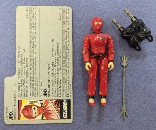 1987 Hasbro G.I. Joe A Real American Hero (Vintage) - Jinx