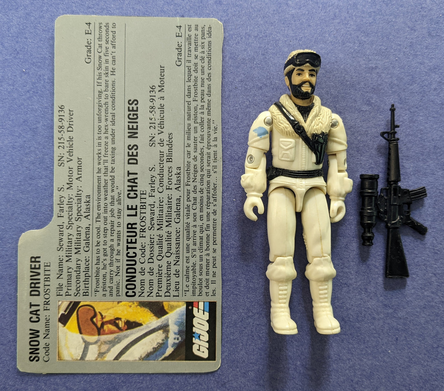 1985 Hasbro G.I. Joe A Real American Hero (Vintage) - Frostbite