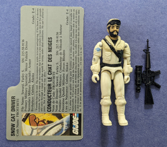 1985 Hasbro G.I. Joe A Real American Hero (Vintage) - Frostbite