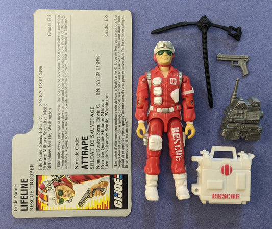 1986 Hasbro G.I. Joe A Real American Hero (VIntage) - Lifeline