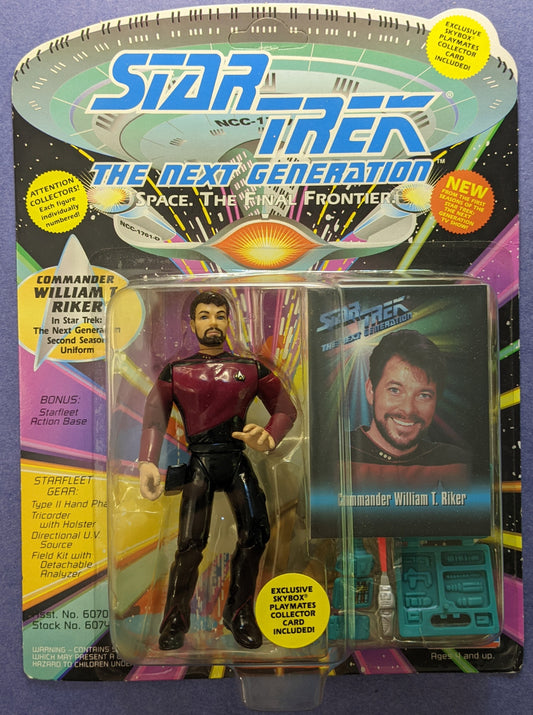 1993 Playmates Star Trek The Next Generation (Vintage) - Commander William T. Riker