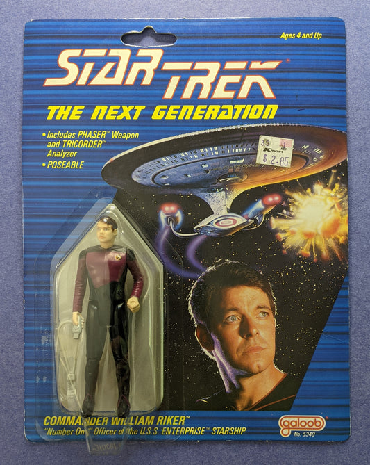 1988 Galoob Star Trek The Next Generation (Vintage) - Commander William Riker