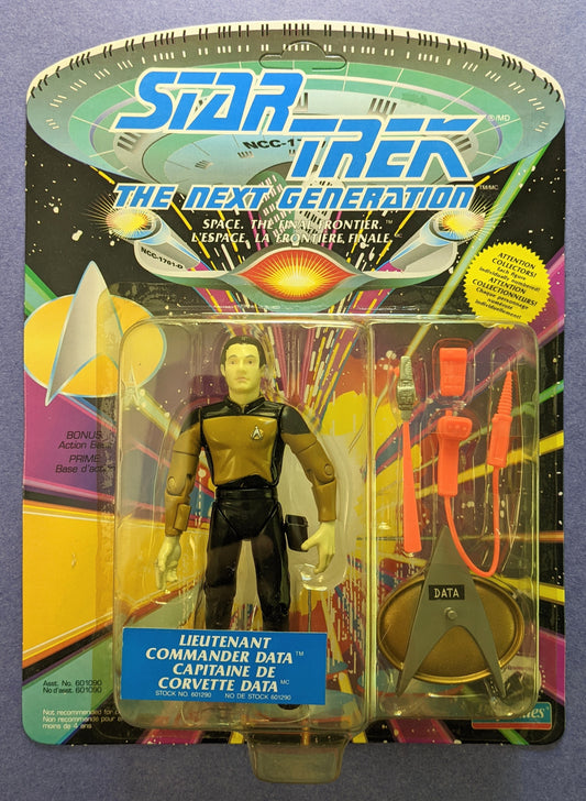 1992 Playmates Star Trek The Next Generation (Vintage) - Lieutenant Commander Data