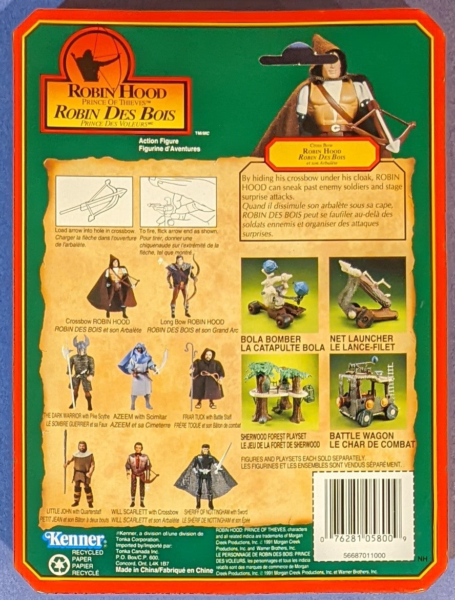 1991 Kenner Robin Hood Prince of Thieves (Vintage) - Crossbow Robin Hood