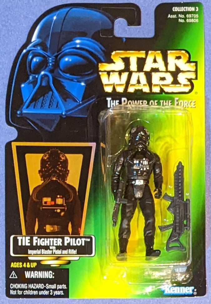 1997 Kenner Star Wars Power Of The Force (Vintage) - Tie Fighter Pilot