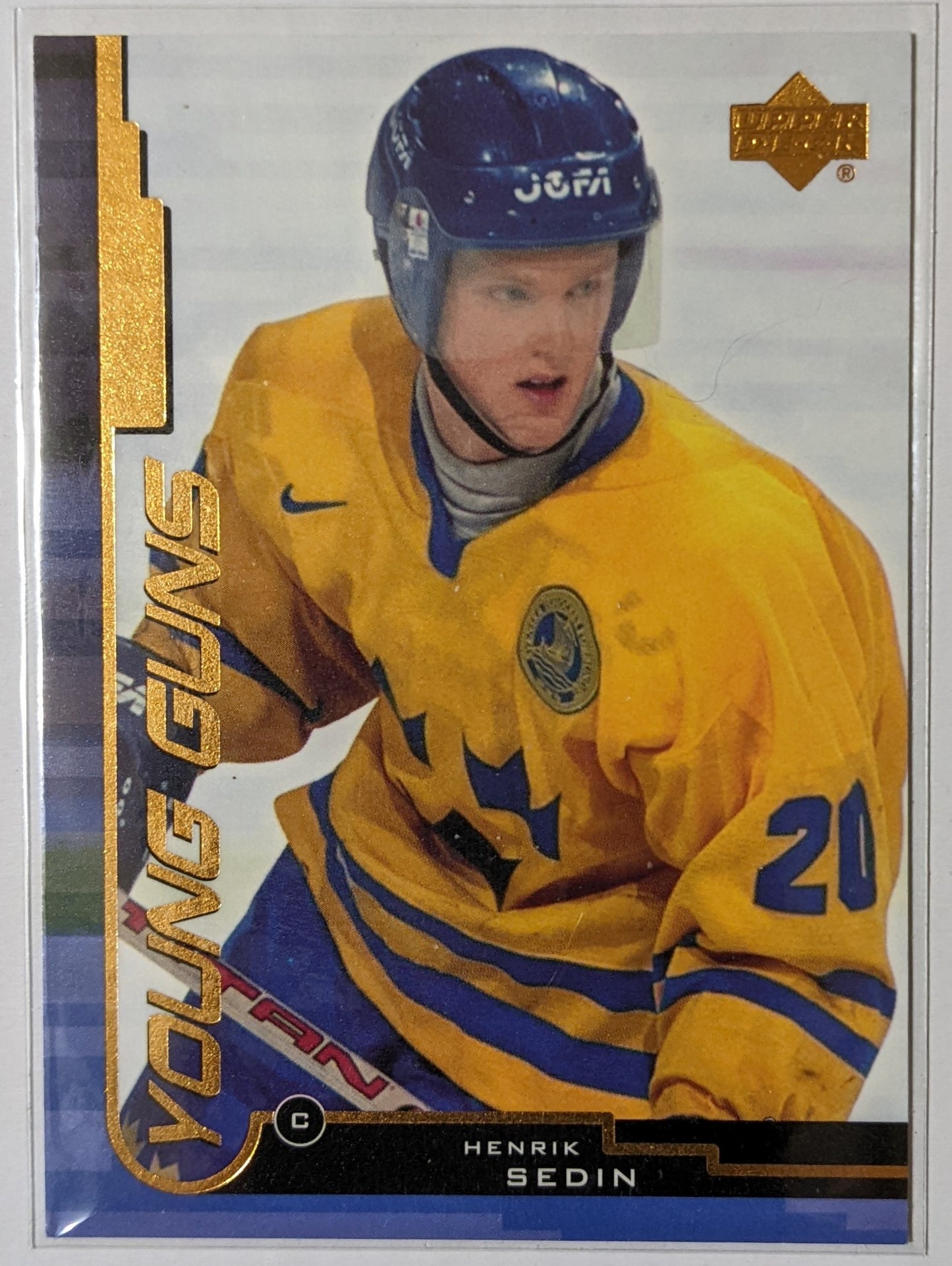 1999-2000 Upper Deck - Henrik Sedin Young Guns RC #166