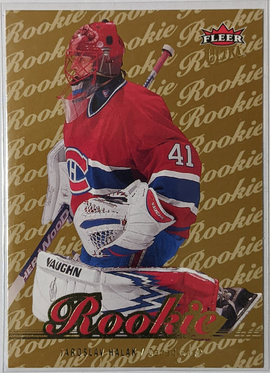 2007-08 Fleer Ultra - Jaroslav Halak Gold Medallion Parallel RC #221