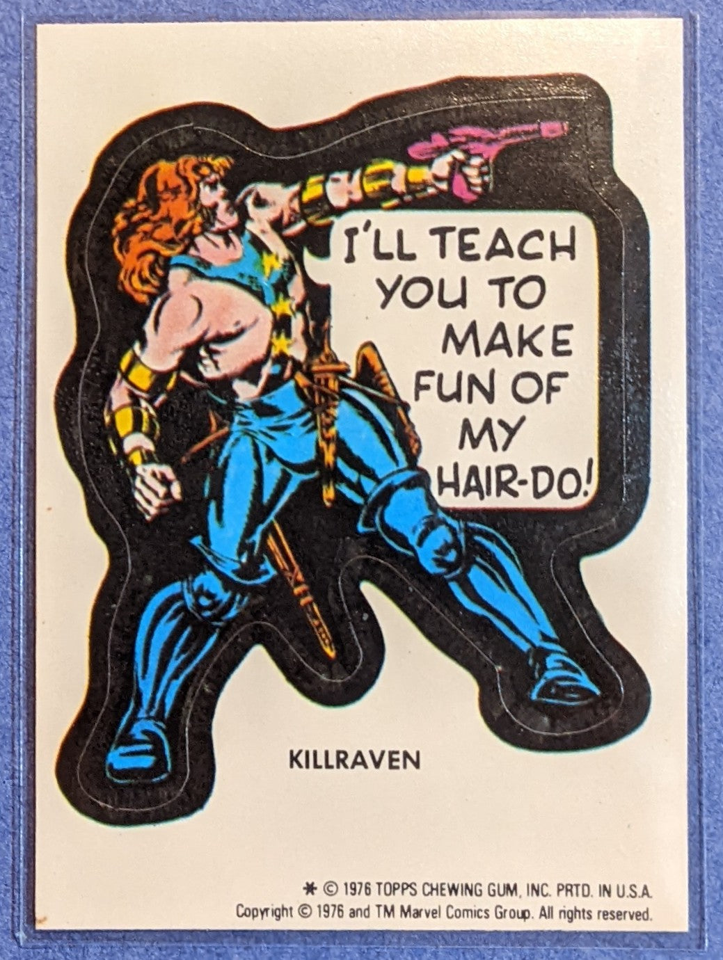 1976 Topps Marvel Super Heroes - Killraven