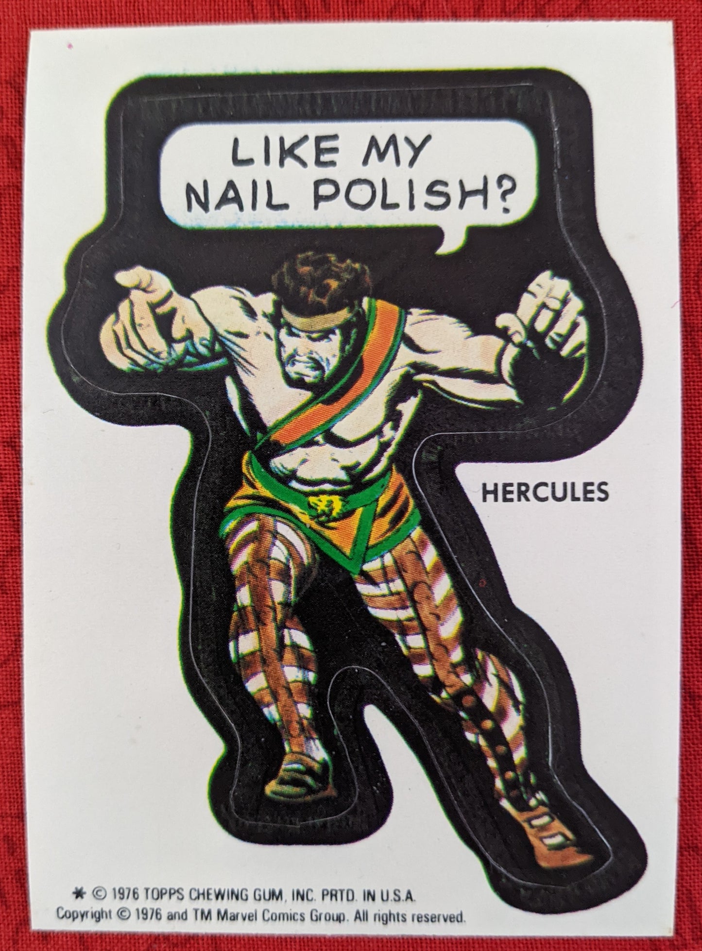 1976 Topps Marvel Super Heroes - Hercules