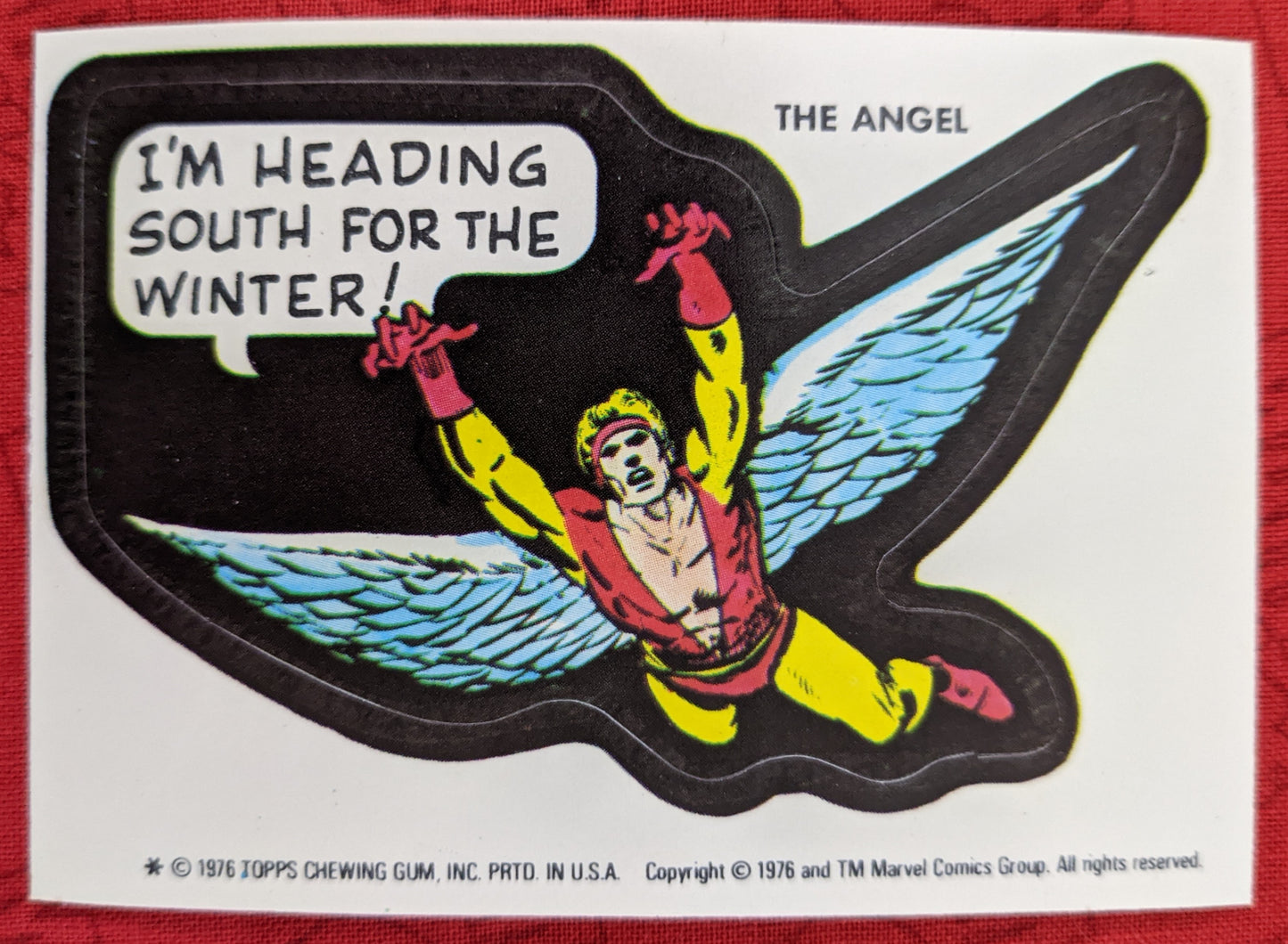 1976 Topps Marvel Super Heroes - The Angel