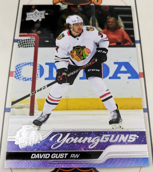 2023-24 Upper Deck Young Guns - David Gust RC #218