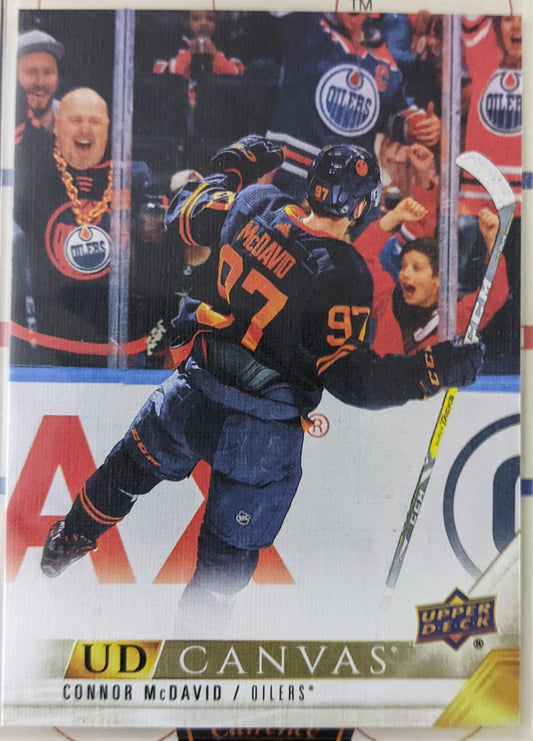 2023-24 Upper Deck Series 1 - Connor McDavid UD Canvas #C34