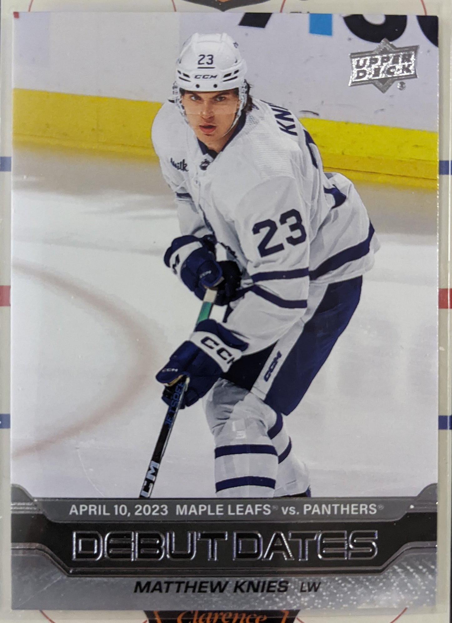 2023-24 Upper Deck Series 1 - Matthew Knies Debut Dates #DD-18