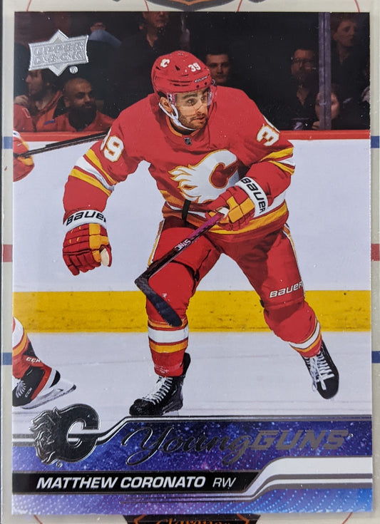 2023-24 Upper Deck Series 1 - Matthew Coronato Young Guns RC #201