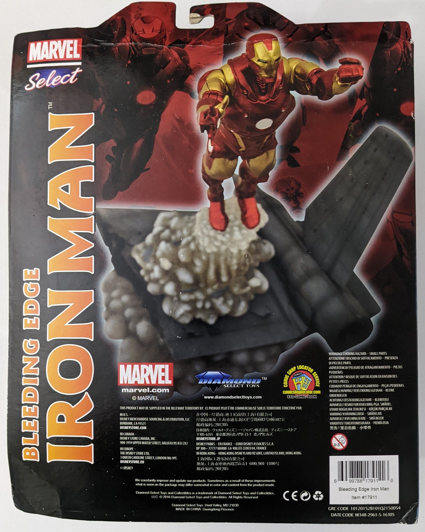 2016 Marvel Select Action Figure - Bleeding Edge Iron Man