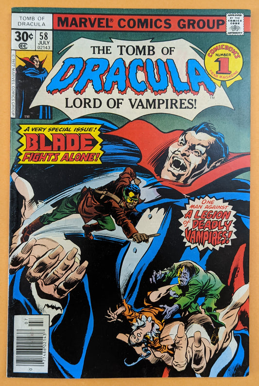 1977 Marvel Comics - The Tomb Of Dracula #58