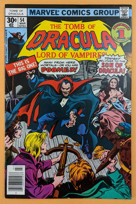 1977 Marvel Comics - The Tomb Of Dracula #54