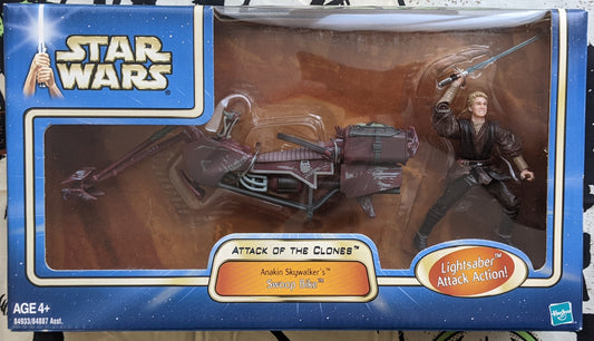 2002 Star Wars Attack Of The Clones (Vintage) - Anakin Skywalker's Swoop Bike