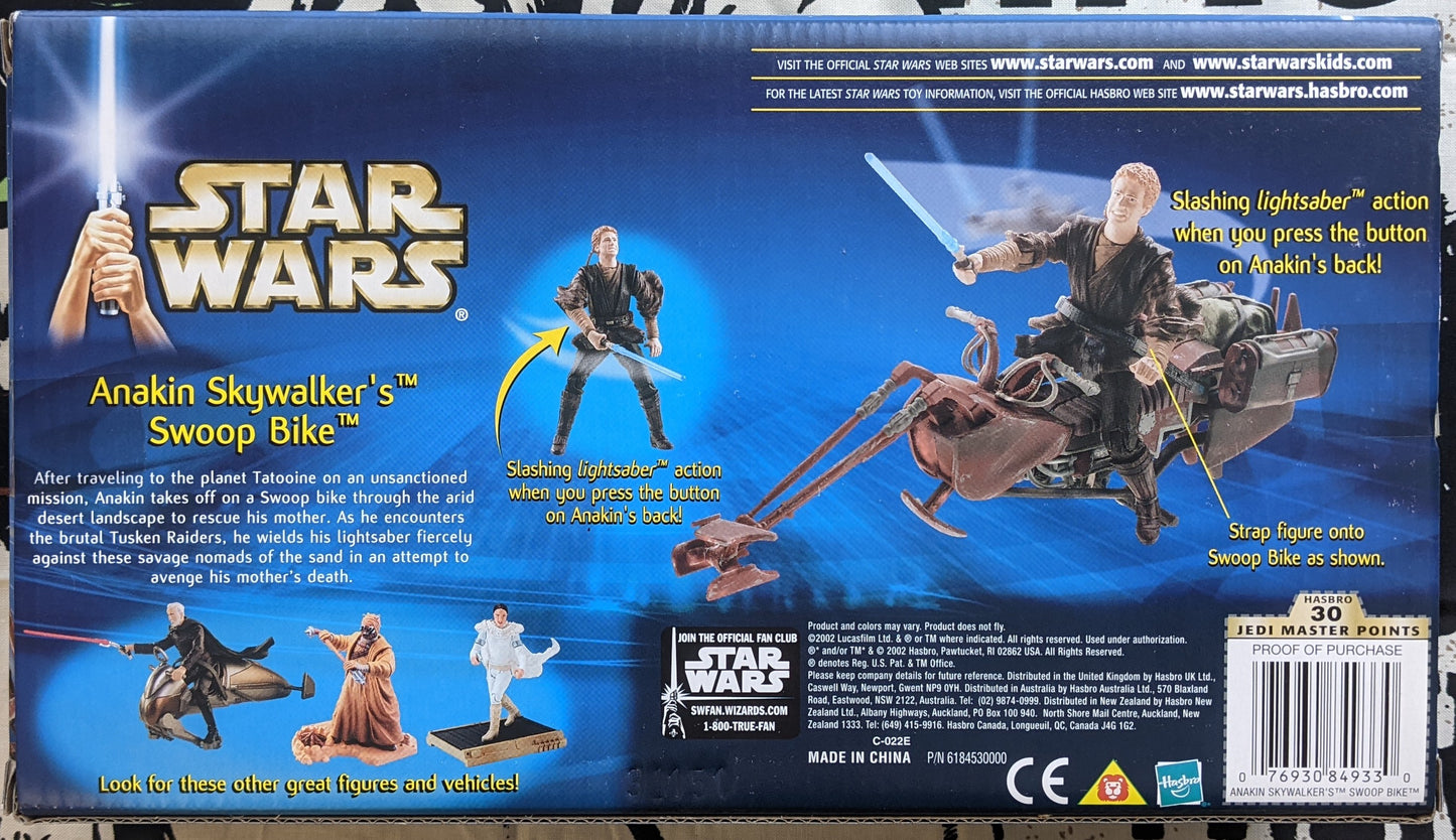 2002 Star Wars Attack Of The Clones (Vintage) - Anakin Skywalker's Swoop Bike