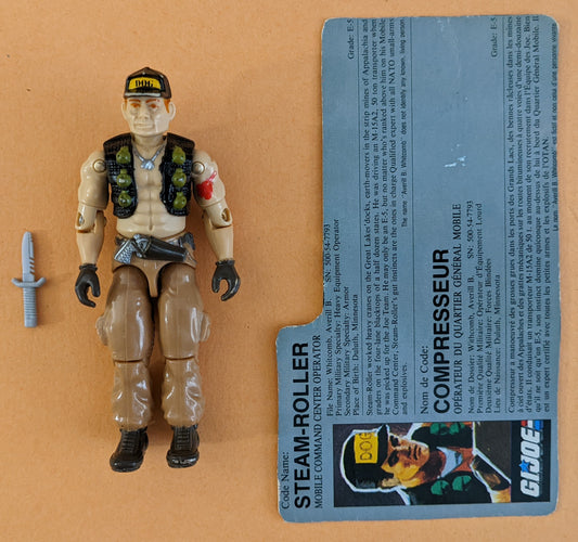 1987 Hasbro G.I. Joe (Vintage) - Steam-Roller (Complete)