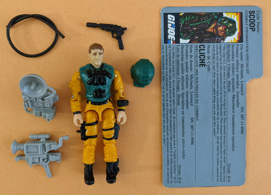 1989 Hasbro G.I. Joe (Vintage) - Scoop (Complete)