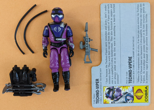 1987 Hasbro G.I. Joe (Vintage) - Techno Viper (Complete)