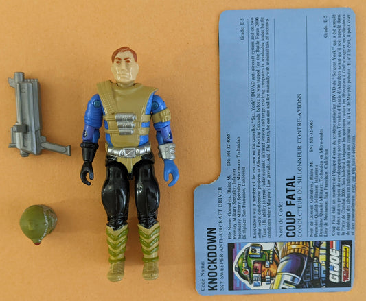 1987 Hasbro G.I. Joe (Vintage) - Knockdown (Complete)