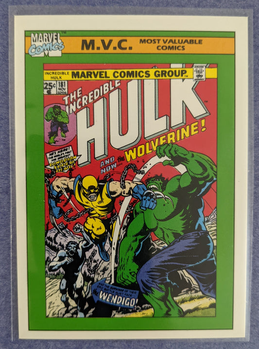 1990 Impel Marvel Universe Series 1 - M.V.C. Incredible Hulk 181 #134