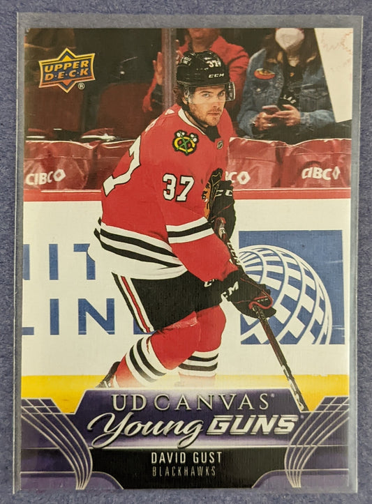 2023-24 Upper Deck Series 1 - David Gust UD Canvas Young Guns RC #C104