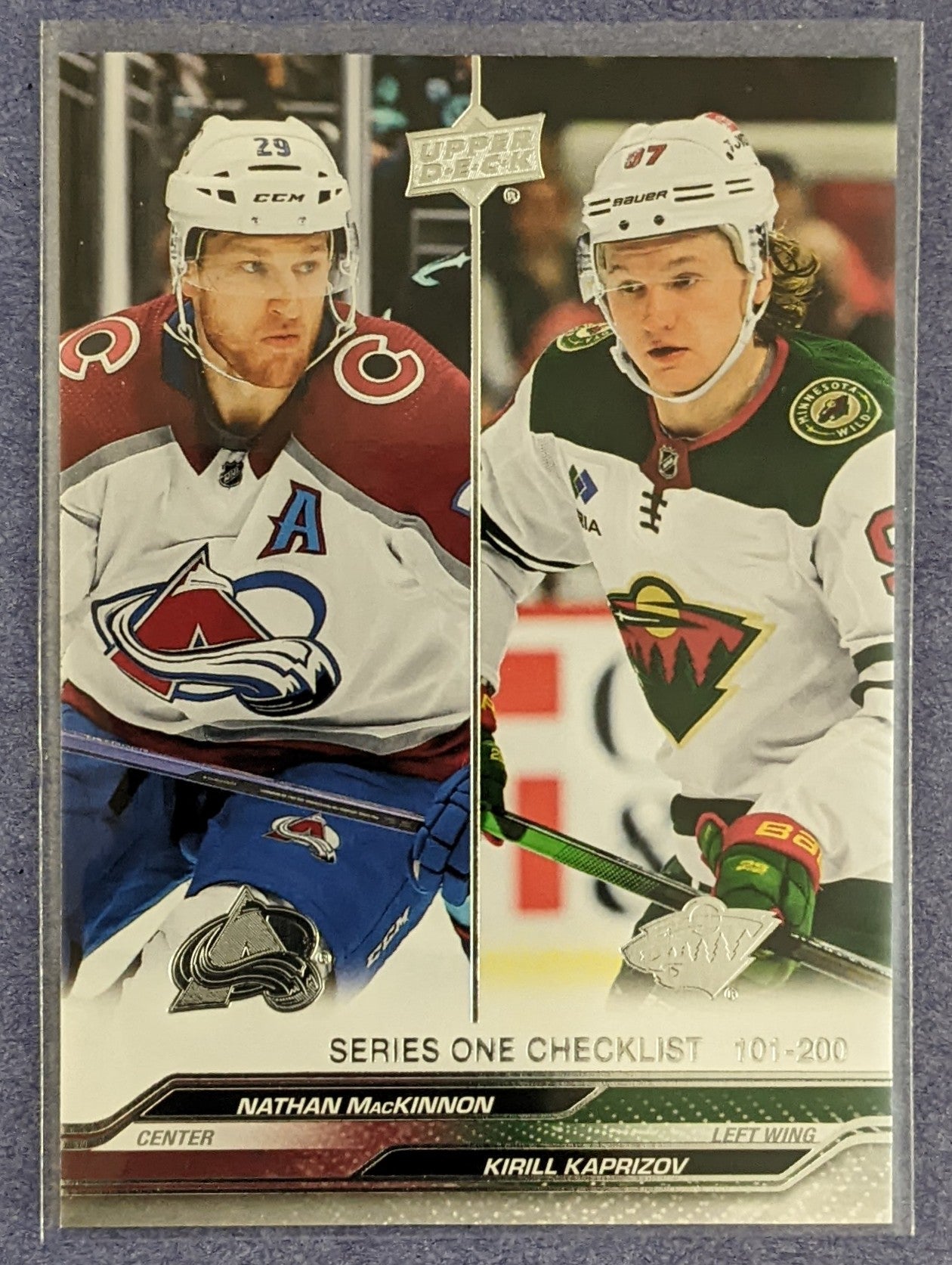 2023-24 Upper Deck Series 1 - Checklist 101-200 #200 (MacKinnon/Kaprizov)