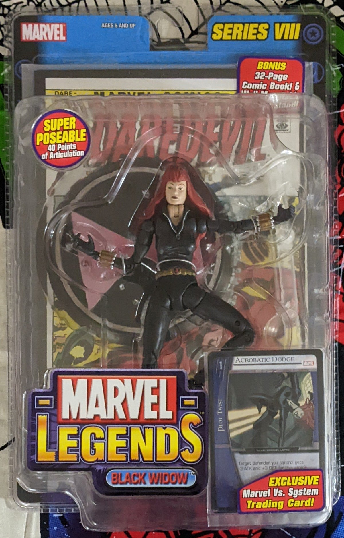 2004 Toybiz Marvel Legends (Vintage) - Black Widow