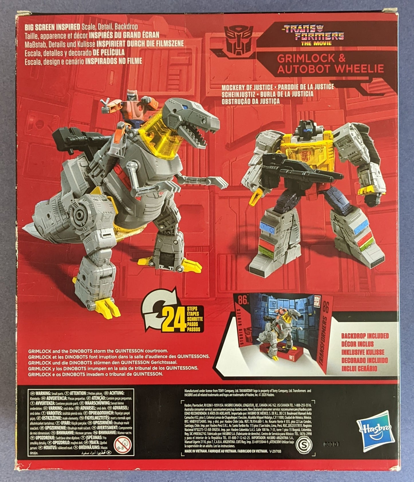 2020 Hasbro Transformers: The Movie Studio Series - Grimlock & Wheelie 86-06